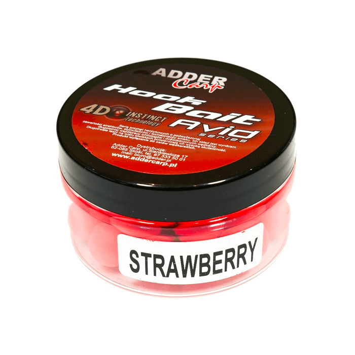 Adder Carp Avid Pop Up schwimmende Kugeln 16mm - Erdbeere