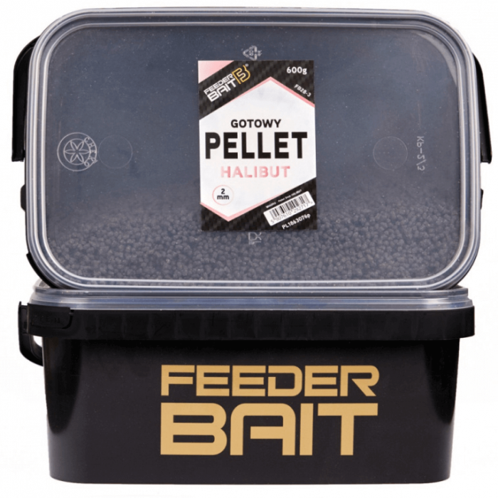 Gotowy Pellet w wiaderku Feeder Bait 600g - Halibut 2mm