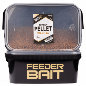 Fertigpellets in Eimer Feeder Bait 600g - Vanille 2mm