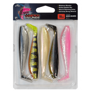 Set Gummifische Fox Rage Zander Pro Shad 10cm Mixed Colour 5 Stück