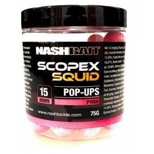 Kulki haczykowe POP-UP Nash - Scopex Squid Różowe 15mm