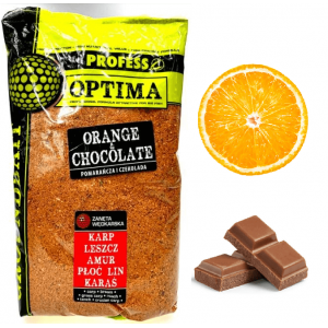 Angelköder Profess Optima 1kg - Orange Schokolade