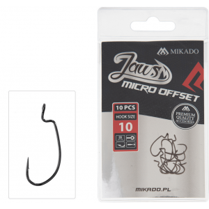 Offsetové háčky Mikado Jaws Micro Offset 8 10ks