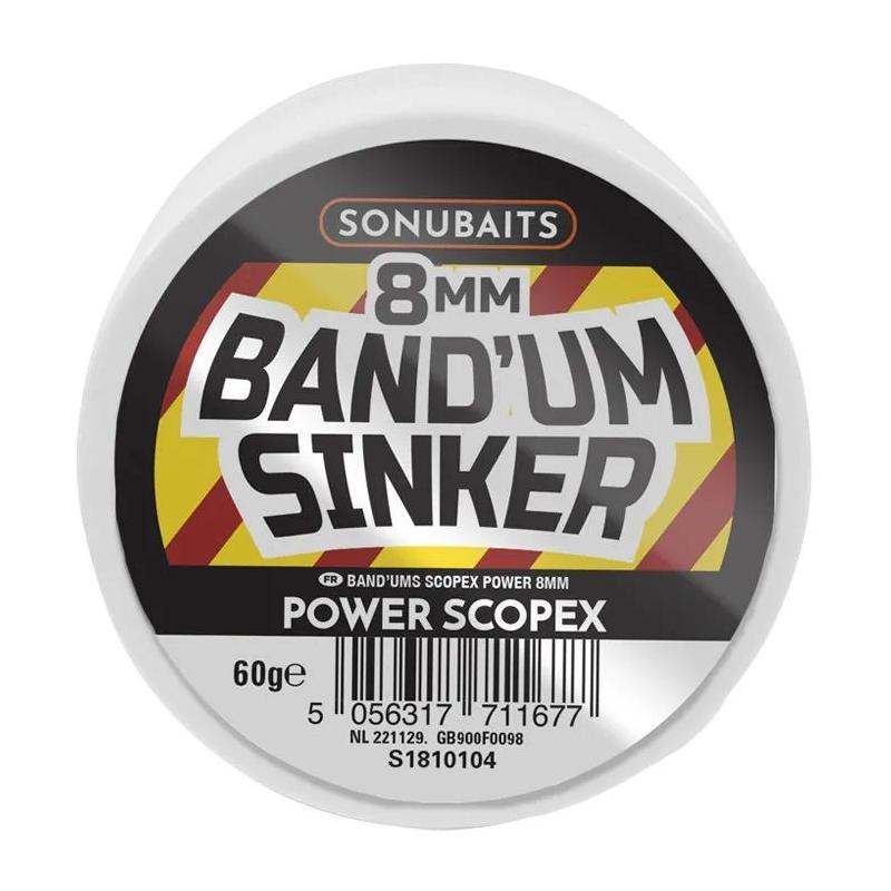 Przynęta Sonubaits Band’um Sinkers 8mm POWER SCOPEX