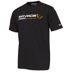 Koszulka Savage Gear Logo T-Shirt Black S