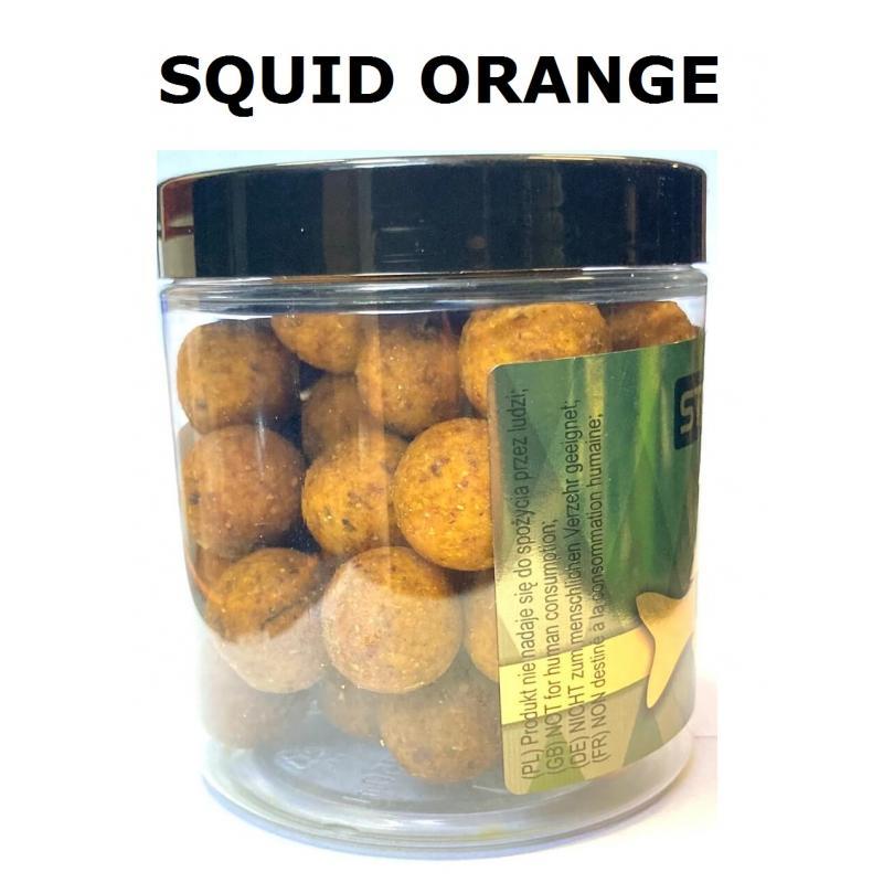 Kulki haczykowe Stalomax tonące 16mm Squid Orange