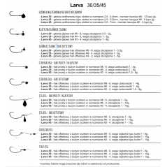 Libra Lures Larva 30mm Krill 001 - White 1szt