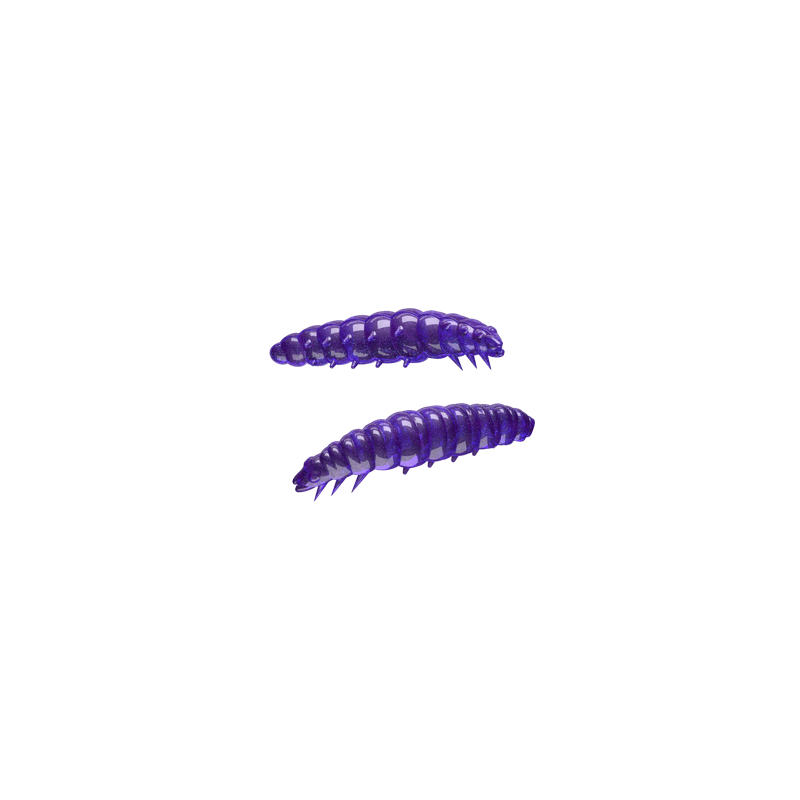 Libra Lures Larva 30mm Krill 020 - Purple Glitter 1szt