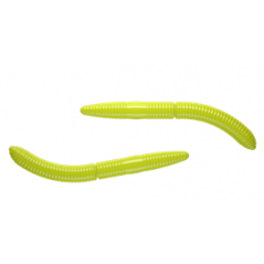 Libra Lures Fatty D'worm 55mm Krill 006 - Hot Yellow 1szt