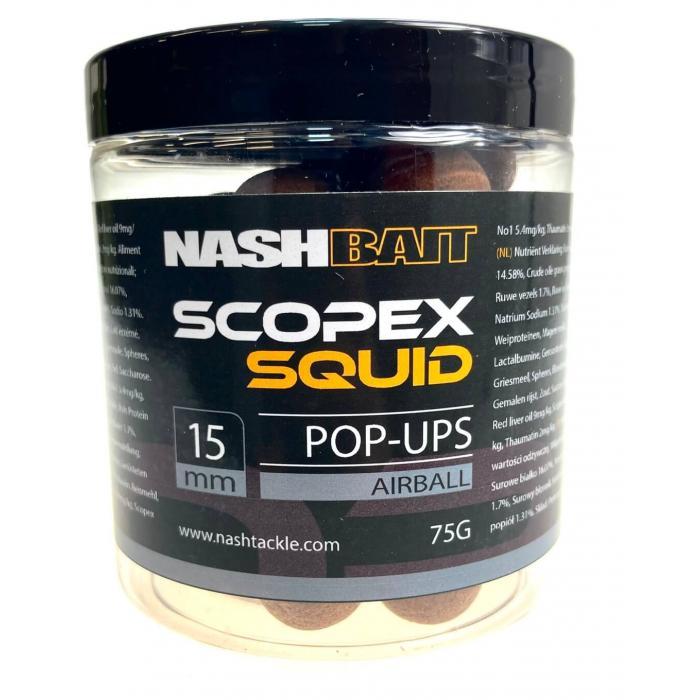 Kulki haczykowe POP-UP Nash - Scopex Squid 12mm