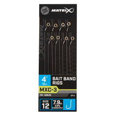 Matrix Feeder Hair Rigs with Elastic 10cm MXC-3 12 B
