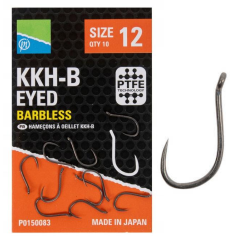 Očkové háčky Preston KKH-B bez protihrotu č. 18