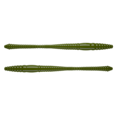 Libra Lures Dying Worm 70mm Krill 031 - Olive 1 Stück