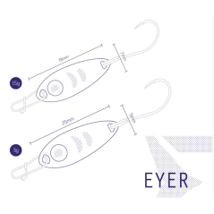 Spinner Forelle Delphin EYER 1.5g NIGHT