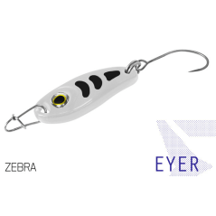 Blinker Forellenköder Delphin EYER 1.5g Zebra