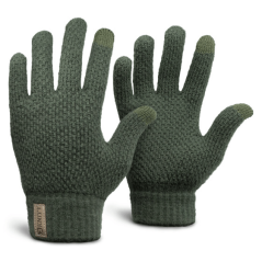 Delphin Knity knitted winter gloves