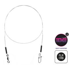 Fluorocarbon-Vorfach Delphin 35cm 13kg 2Stk