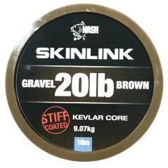 Nash geflochtene Leadcore-Vorfach steif 20lb braun