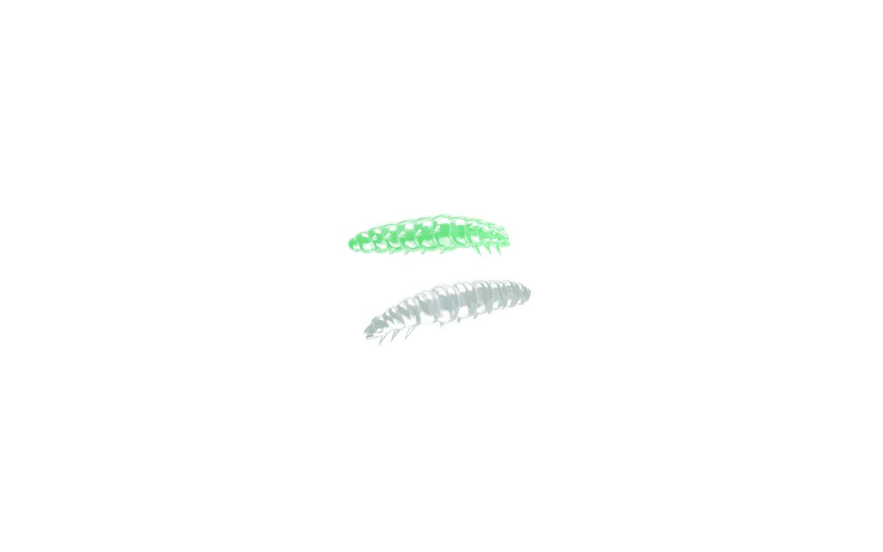 Libra Lures Larva 35mm Kryl 000 - Glow UV 1szt