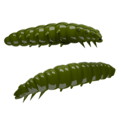 Libra Lures Larva 35mm Krill 031 - Olive 1 Stück