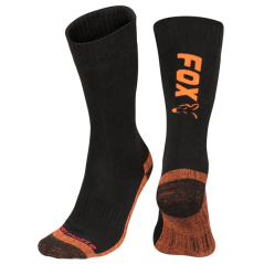 Fox Black Orange Thermal Fishing Socks 40-43