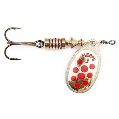 Spinner Mepps Aglia Decorees - Gold Red 1