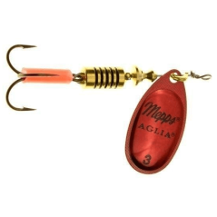 Třpytka Třpytka Mepps Aglia Platium - Červená 3