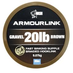 Weiches Nash Heavy Braid Rig 20lb Braun