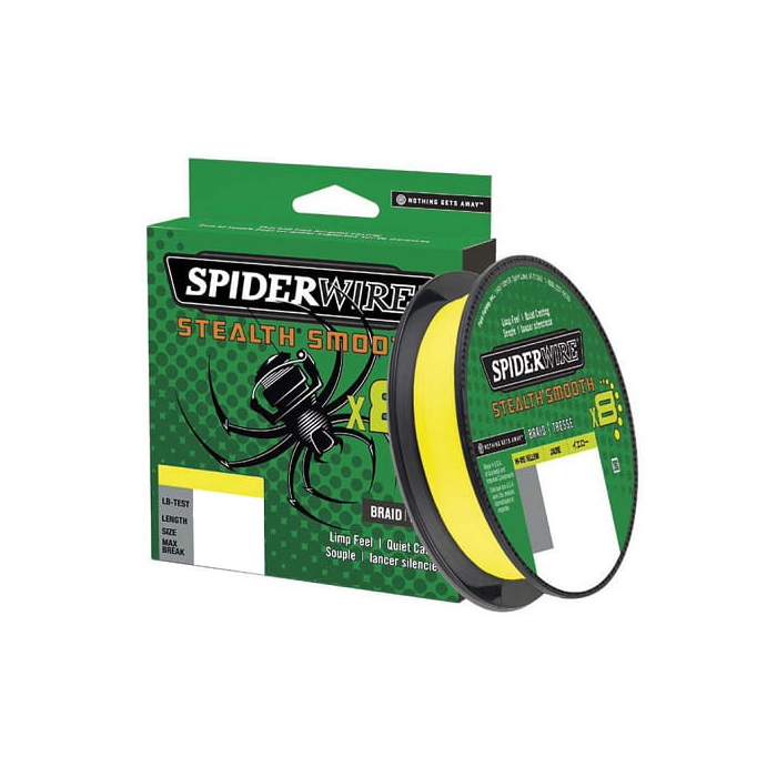 Plecionka spinningowa SpiderWire Smooth 8 Żółta 0,07mm 150m