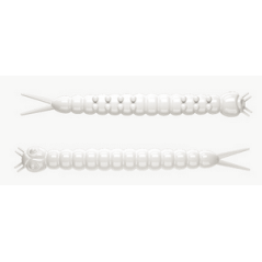 Libra Lures Slight Worm 38mm Krill 001 - Weiß 1 Stück