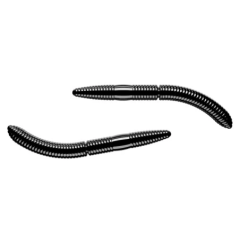 Libra Lures Fatty D'worm 55mm Krill 040 - Black 1szt