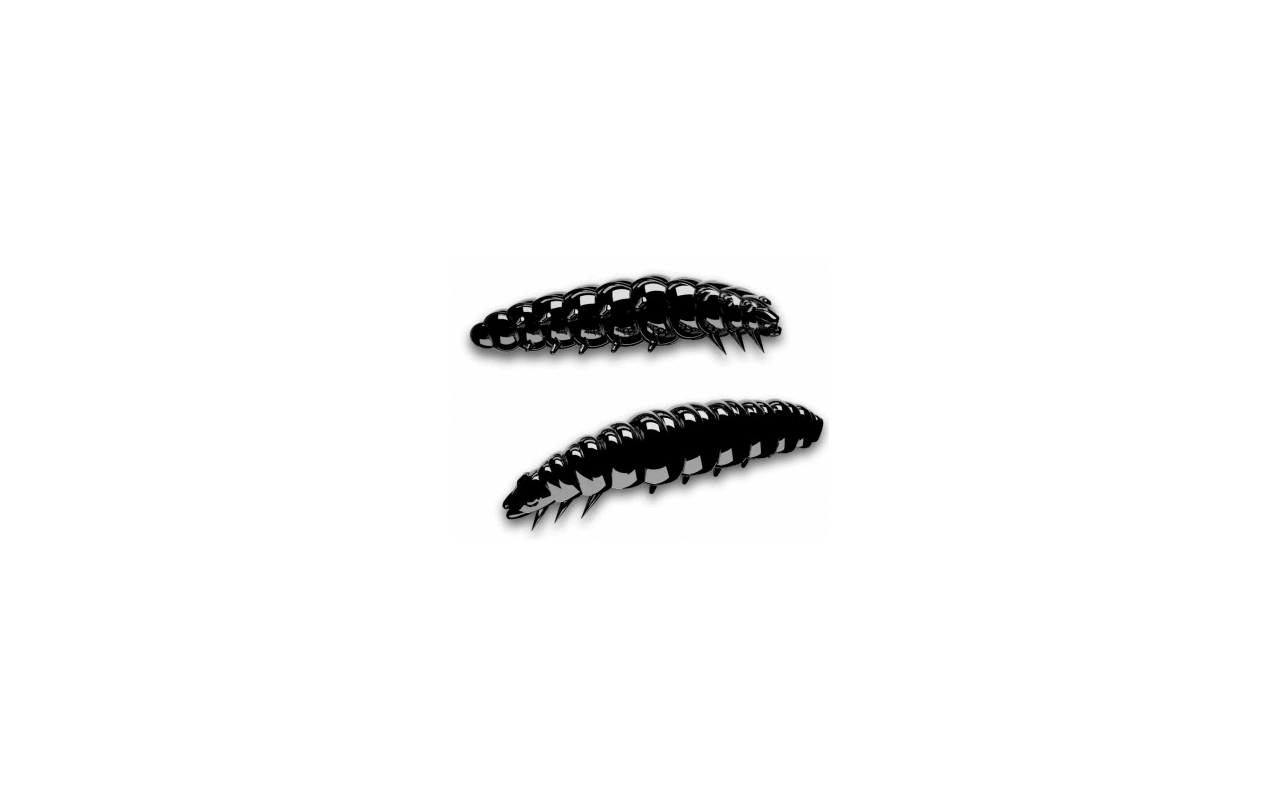 Libra Lures Larva 45mm Ser 040 - Black 1szt