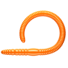 Libra Lures Flex Worm 95mm Krill 011 - Hot Orange 1szt