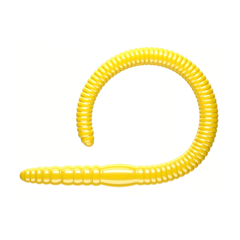 Libra Lures Flex Worm 95mm Krill 007 - Yellow 1szt