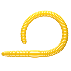 Libra Lures Flex Worm 95mm Krill 008 - Dark Yellow 1szt
