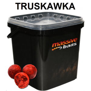 Massive Baits Eco 18mm 10kg Kbelík - Jahoda