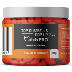 Dumbells POP UP MatchPro 7mm - Orange Chocolate