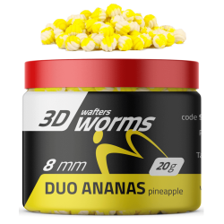 Wafters 3D Worms MatchPro 8mm DUO - Ananas