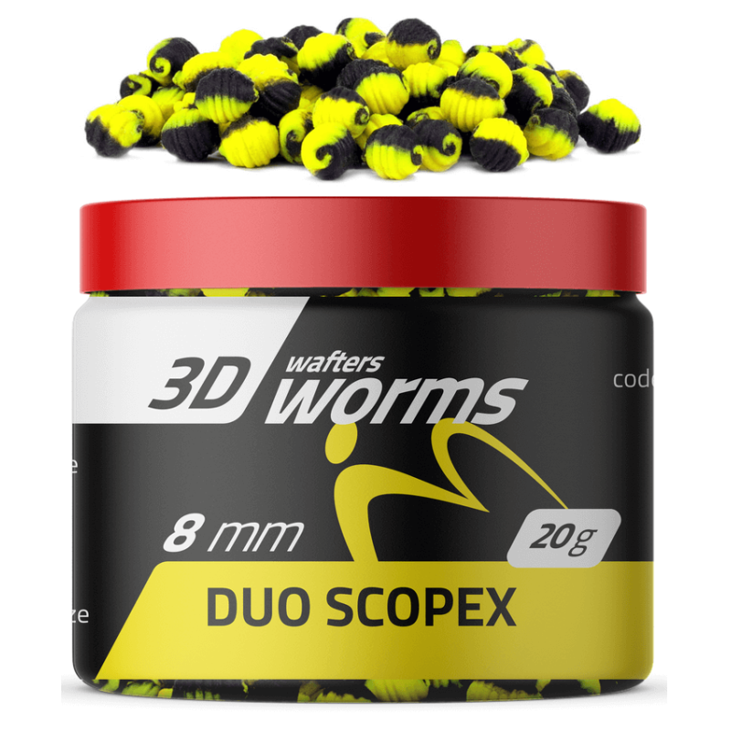 Wafters 3D Worms MatchPro 8mm DUO - Scopex