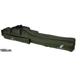 Gefütterte Angelruten-Tasche Mikado für 3 Ruten 160cm