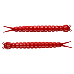 Libra Lures Slight Worm 38mm Krill 021 - Red 1ks