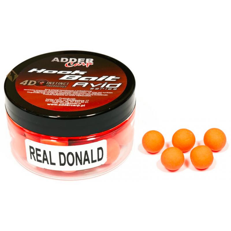 Adder Carp Avid Pop Up 16mm schwimmende Kugeln - Real Donald