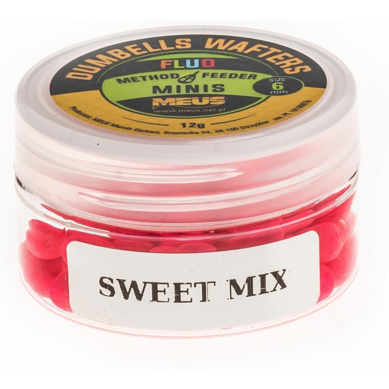 Przynęta Meus Dumbells Fluo Wafters 6mm Sweet Mix Minis