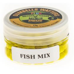 Przynęta Meus Dumbells Fluo Wafters 6mm Fish Mix Minis