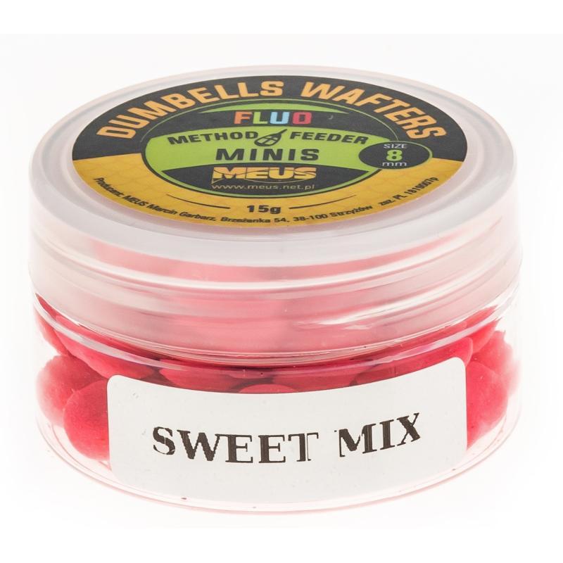 Przynęta Meus Dumbells Fluo Wafters 8mm Sweet Mix Minis