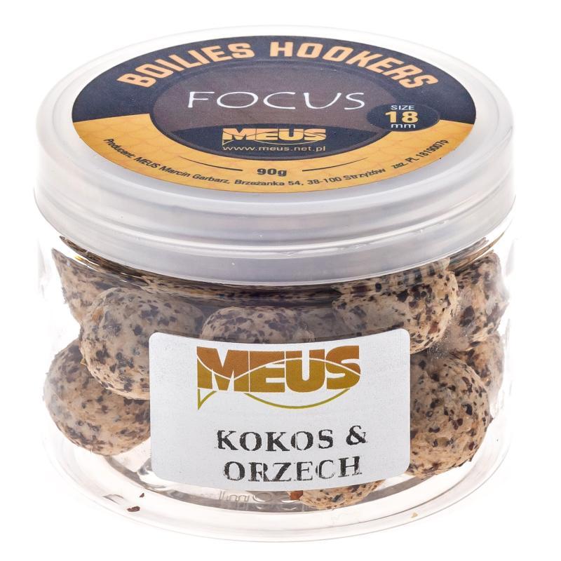 Kulki Haczykowe na Karpia Meus Focus 18mm - Kokos Orzech