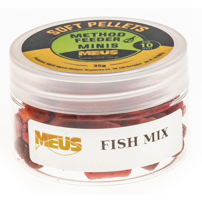 Pellet Miękki Meus Soft 10mm - Fish Mix Minis