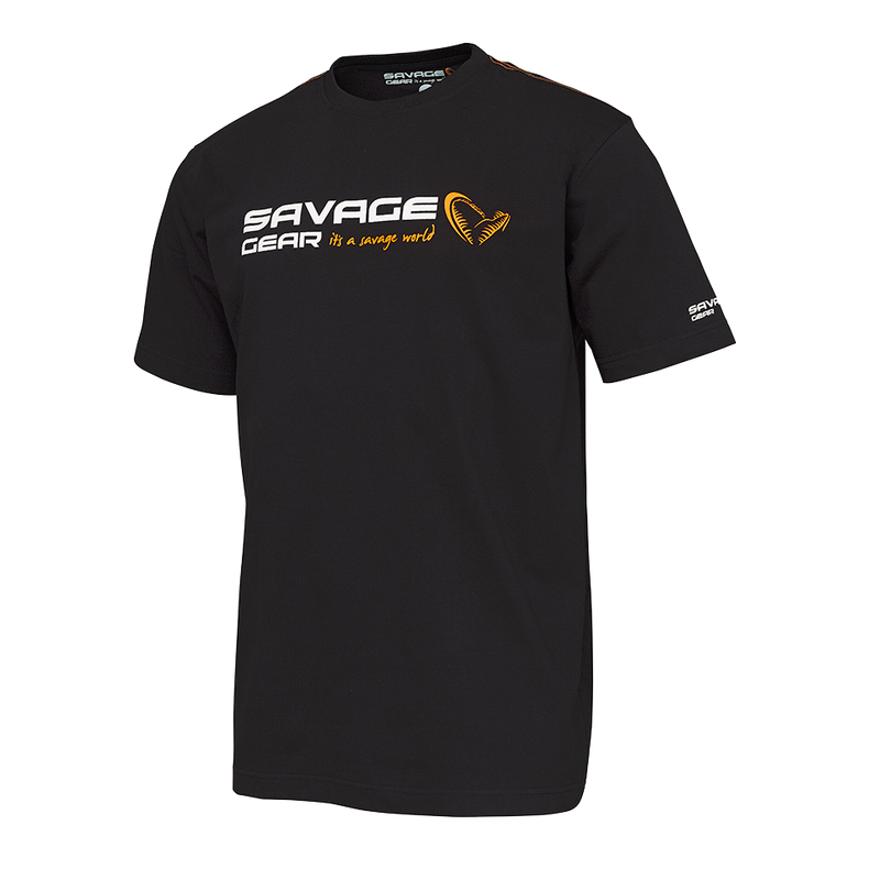 Koszulka Savage Gear Logo T-Shirt Black M