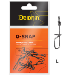 Delphin Q-Snap Spinning Snap 10pcs 0.8mm L