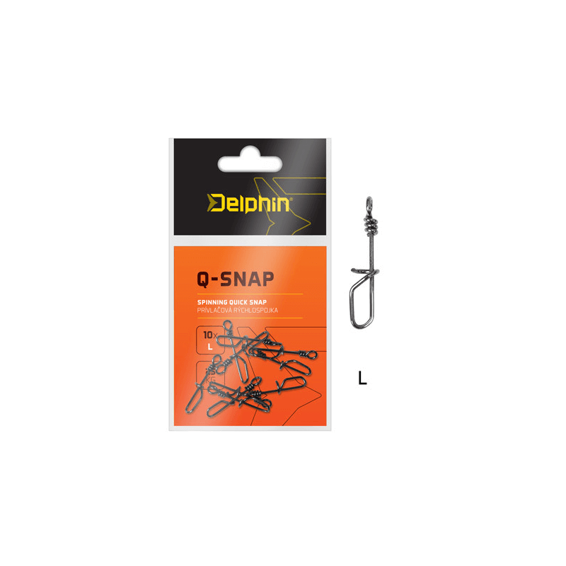 Agrafka Szybkozłączka Delphin Q-Snap 10szt 0,8mm L